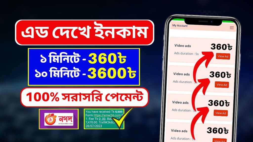 Govt money 2024 tech Online earning site 2024